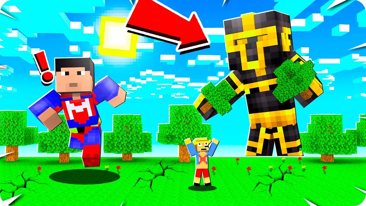 ME CONVIERTO EN GIGANTE POR 1 DÍA EN MINECRAFT 😱