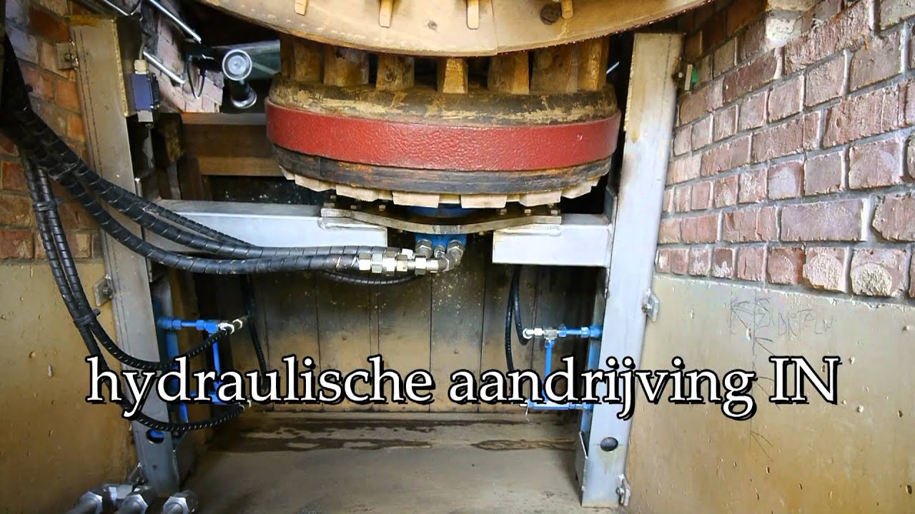 poldermolen De Eendracht met hydrauliek