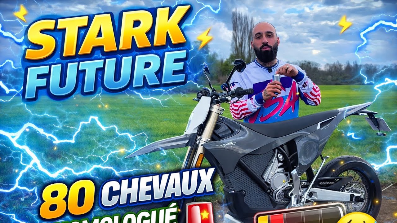 STARK FUTURE SUPERMOTARD 🔥homologuée , 80 chevaux 😱 elle m’a choquée!