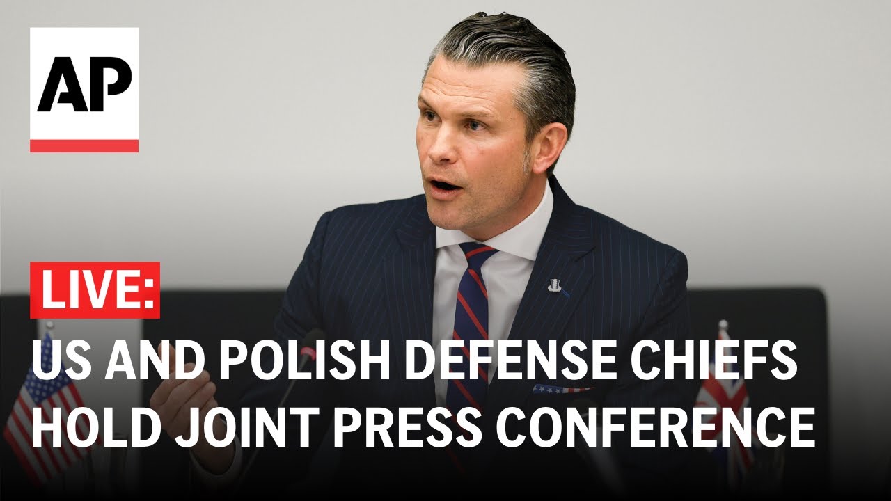 NA ŻYWO: Sekretarz obrony USA i jego polski odpowiednik organizują konferencję prasową