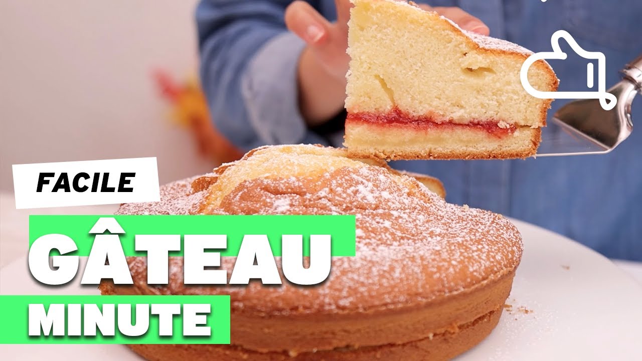 Une recette de G&acirc;teau minute incroyablement facile et rapide!