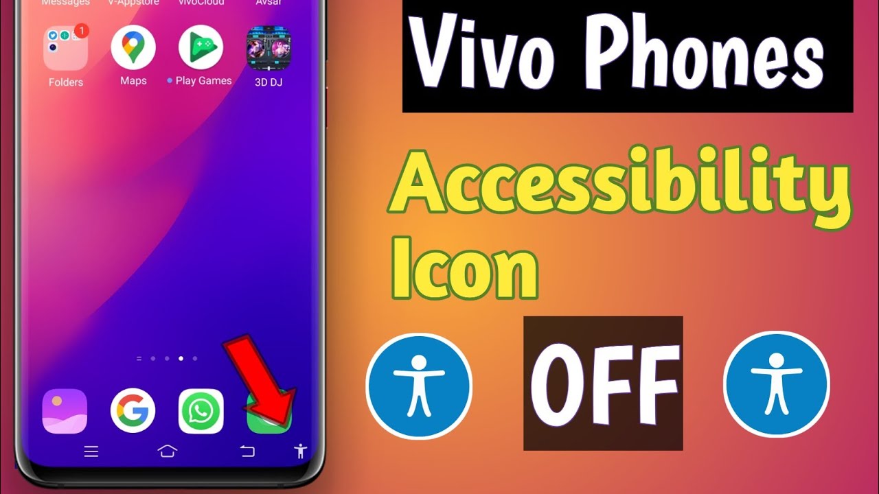 How to Turn off Accessibility Shortcut On Vivo Phones | Accessibility icon Off Kaise Kere