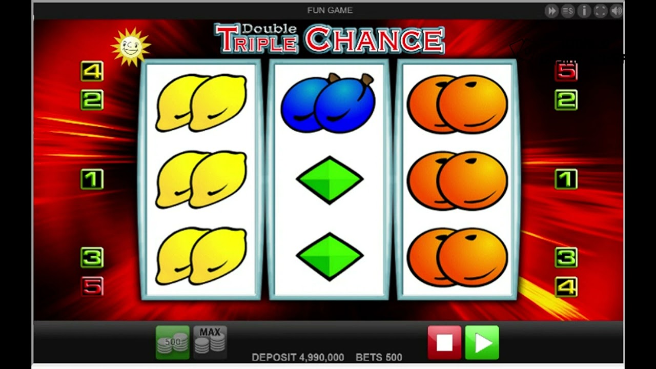 ÜBERSICHT SPIELAUTOMATEN DOUBLE TRIPLE CHANCE