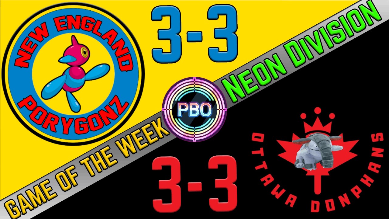 Pokémon Draft League | New England Porygonz VS Ottawa Donphans | S10 W7 | PBO