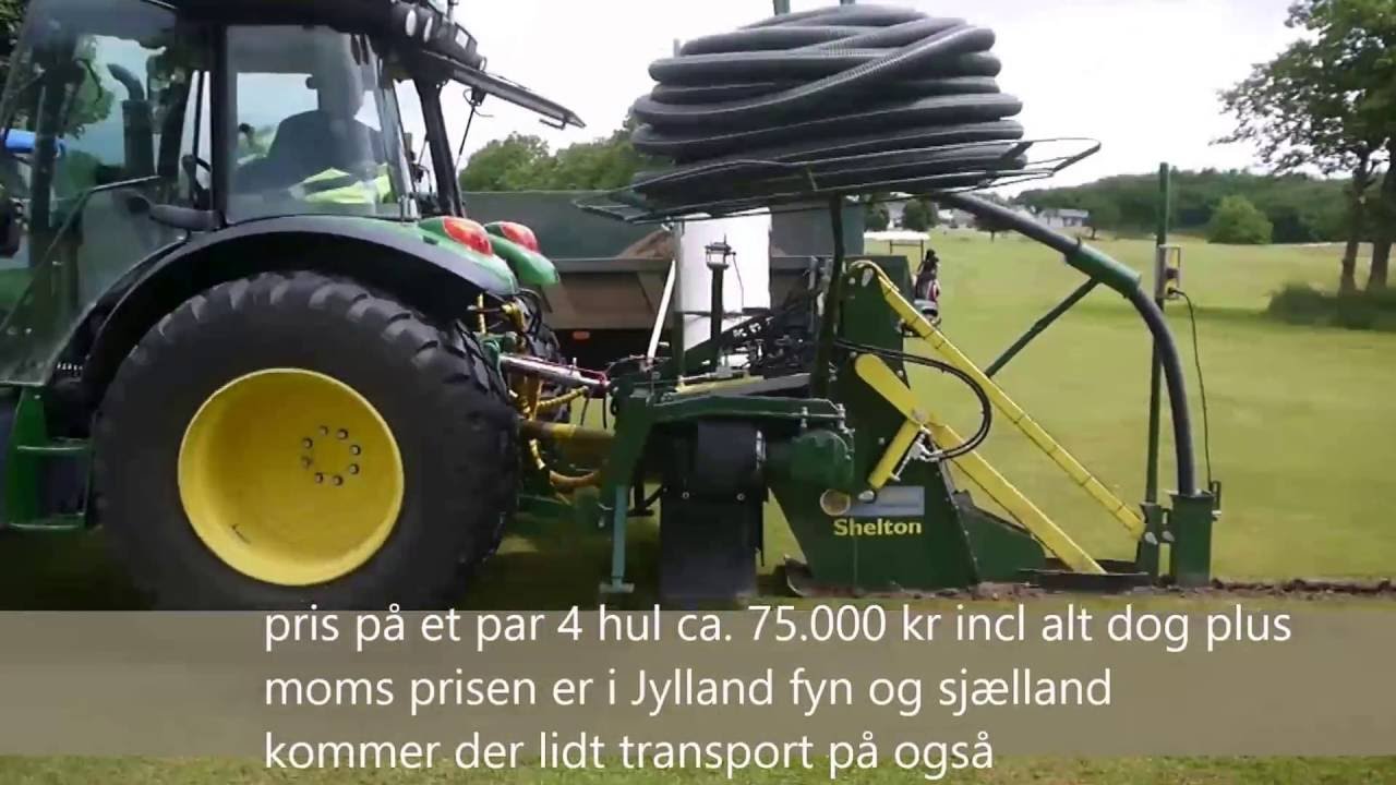 Dr&aelig;ning af fairways i Harrevig