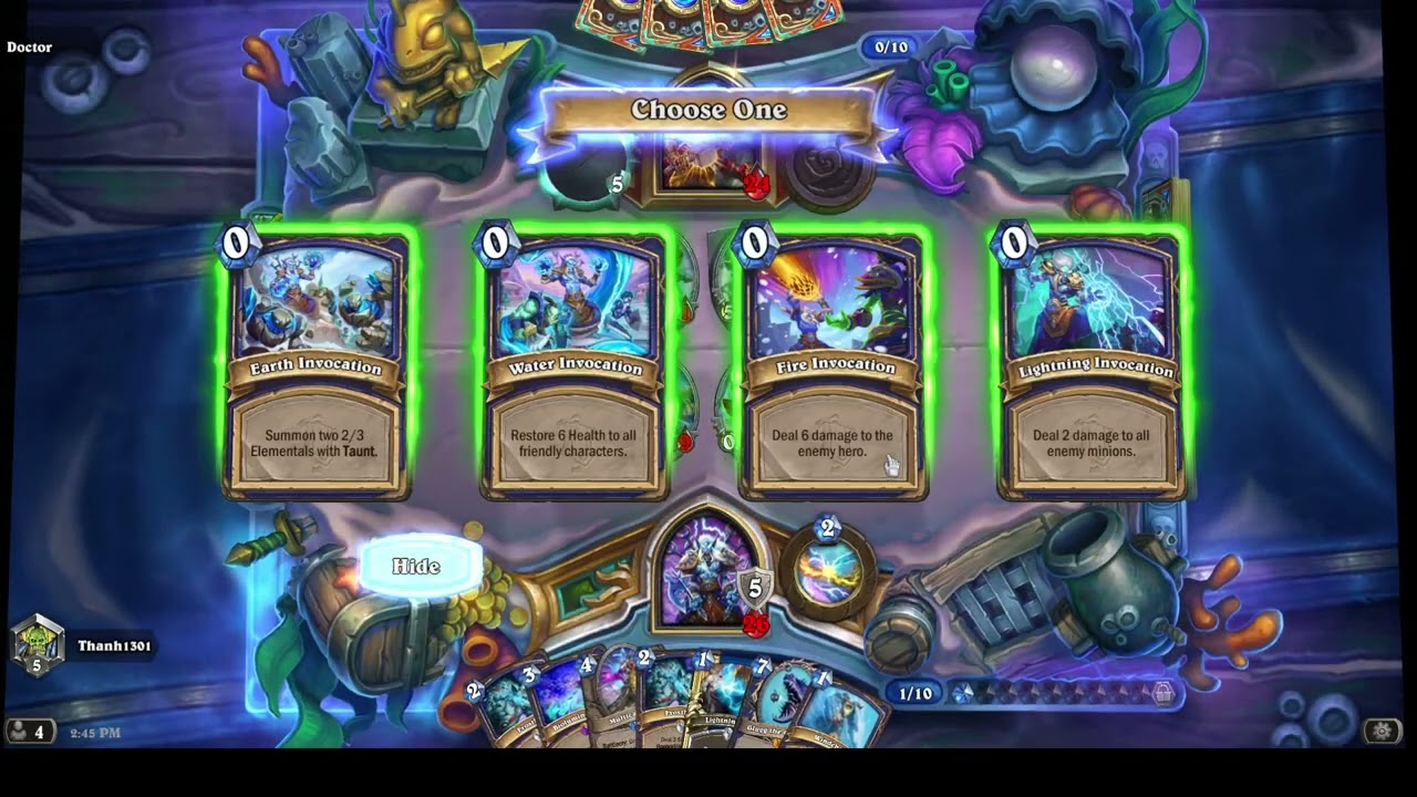 [Hearthstone] Voyage to the Sunken City - Burn Shaman vs Paladin