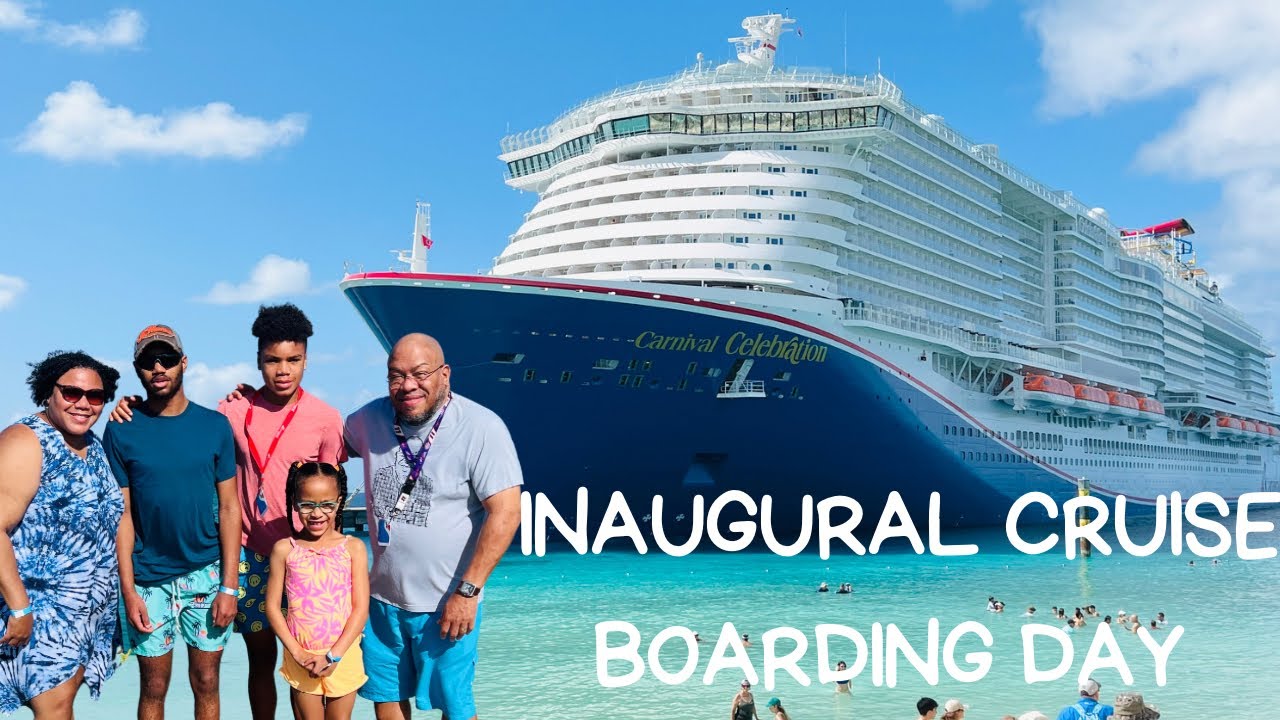 Carnival Celebration INAUGURAL CRUISE! Boarding Day was EPIC!!!