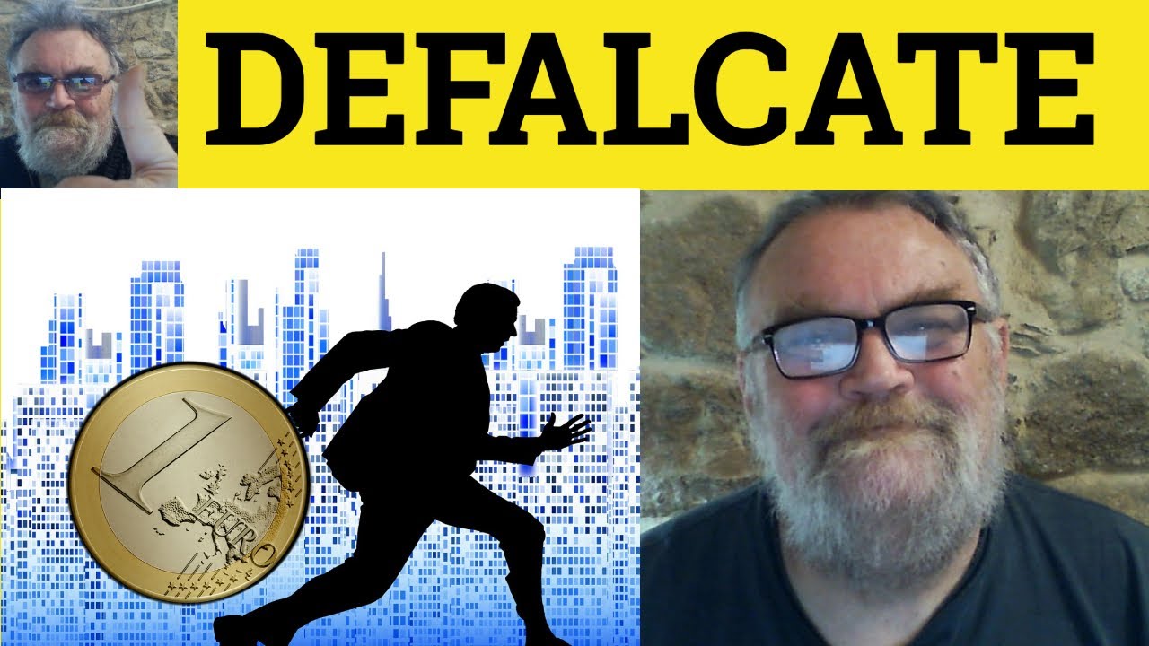 😎 Defalcate Meaning - Defalcation Definition - Defalcation Examples - Law - Defalcate Defalcation