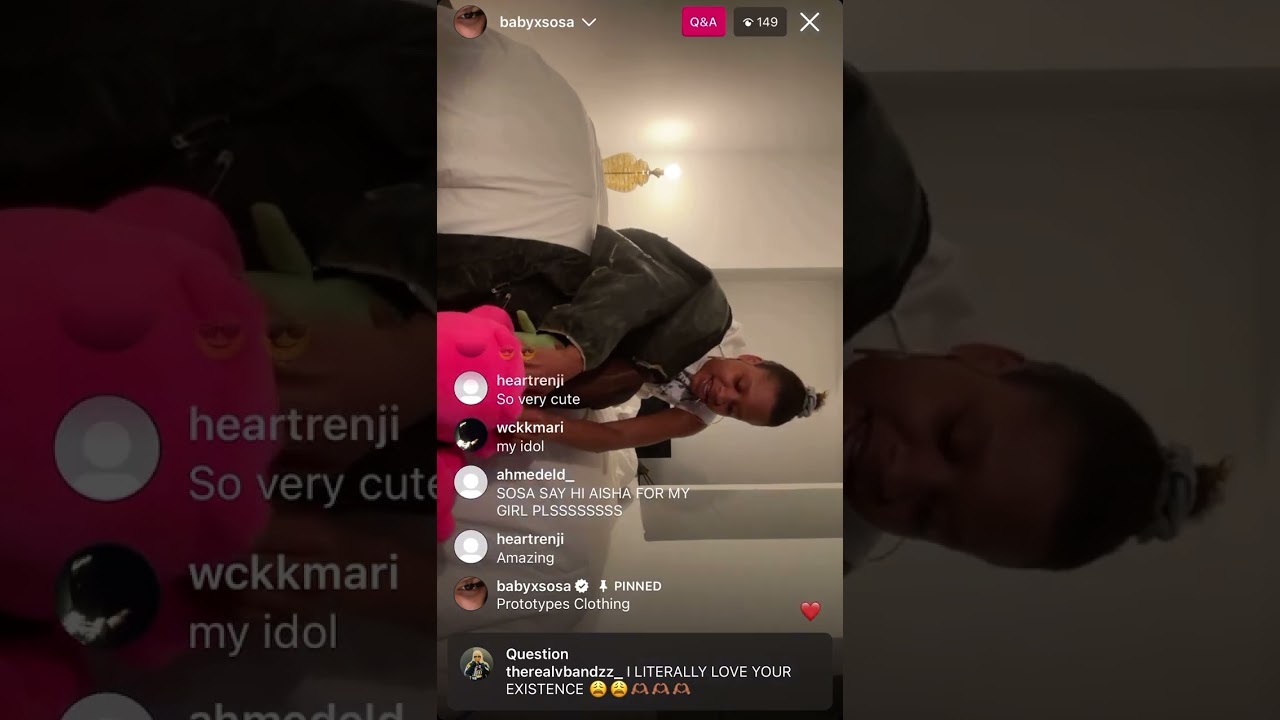 Babyxsosa on IG Live (6-15-23)