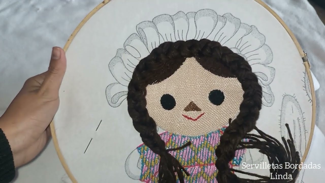 279•Deadema de la muñeca lele en 3D con liston