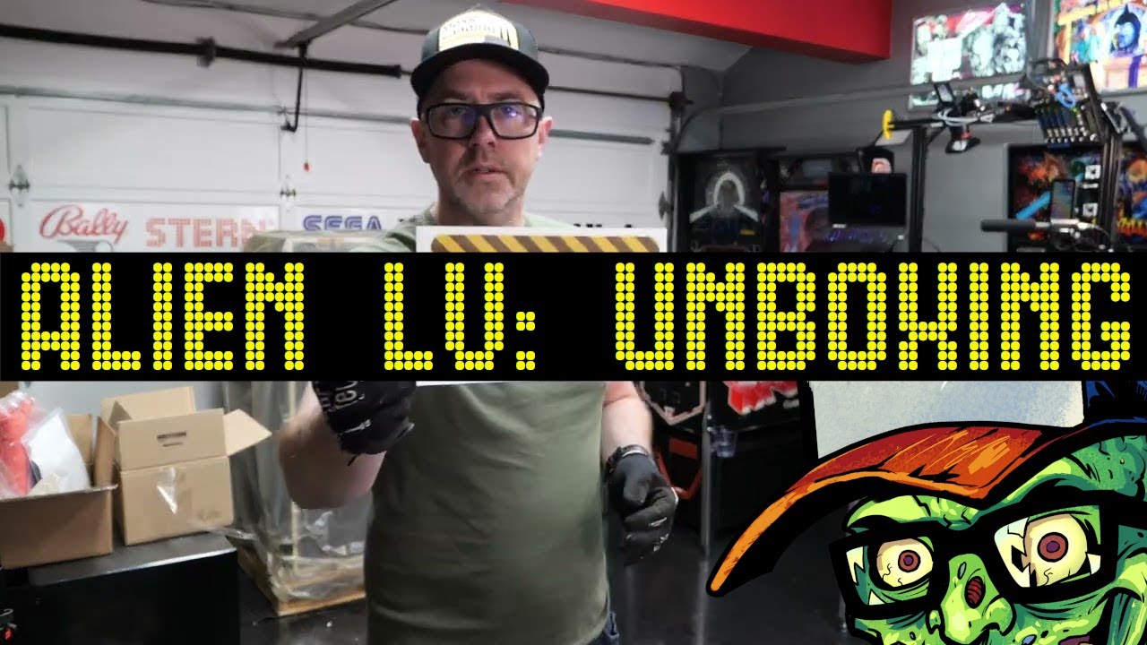 Pinball Brothers Alien LV: Unboxing and Inspection. Streamed from Raccoon City Pinball.