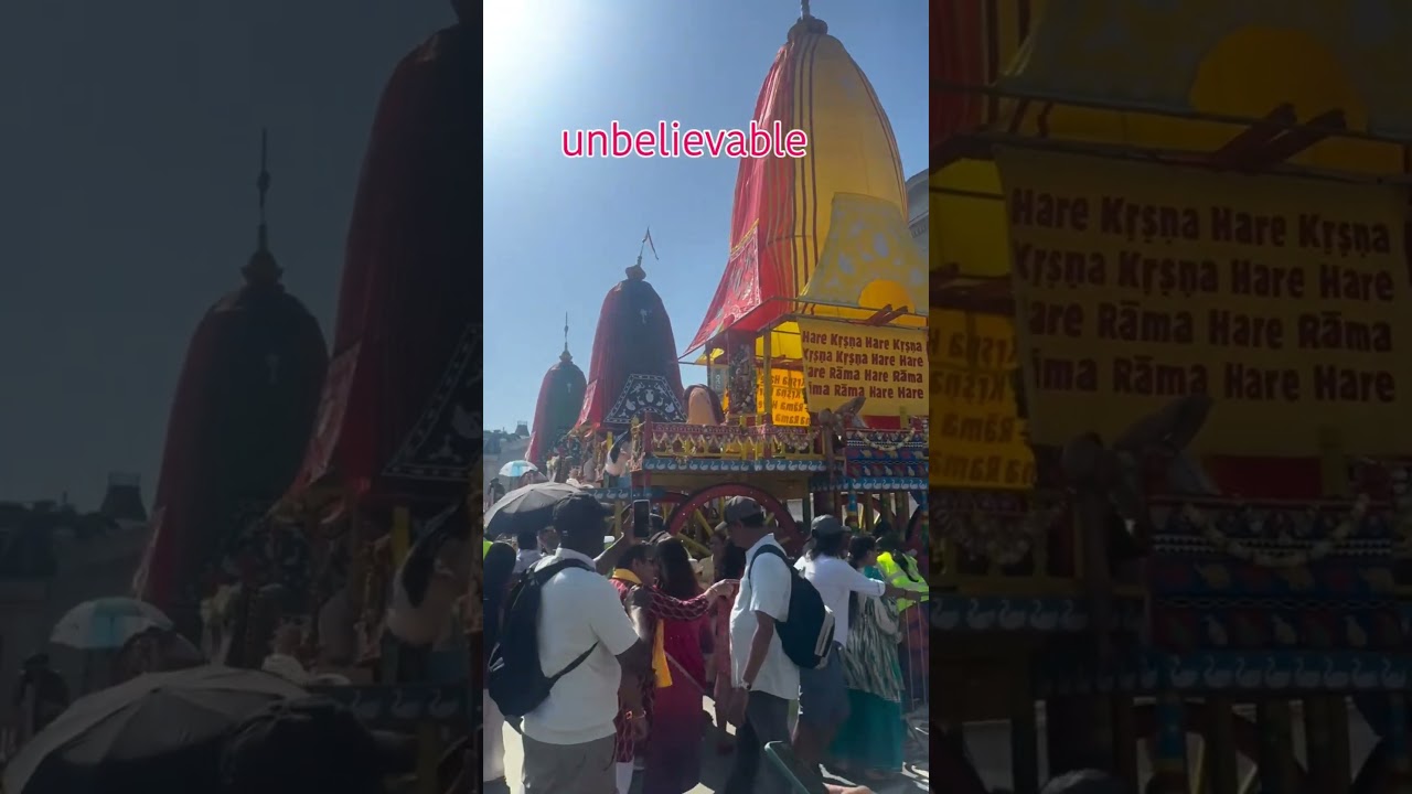 Jagannath Entry in Rolls Royce Car and Robot Dancing in Jagannath Rath Yatra in 2026 #shortsvideo