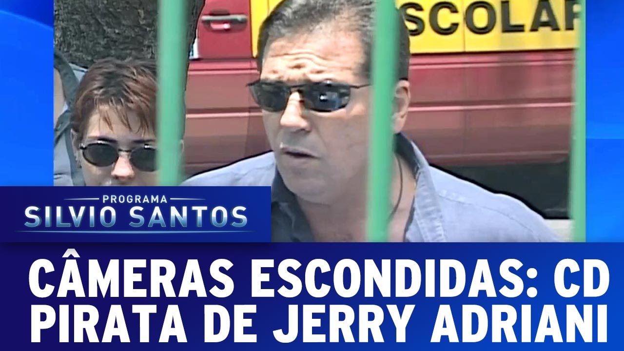 Câmera Escondida (16/10/16) - CD pirata de Jerry Adriani