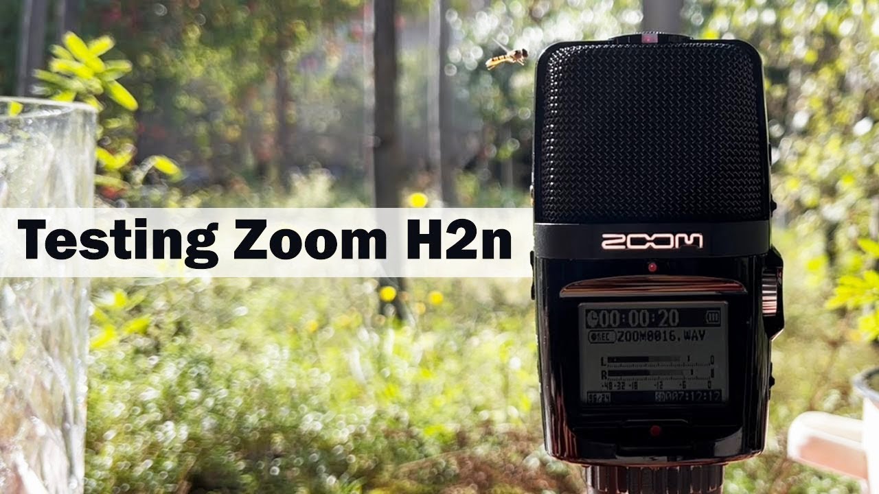 Testing Zoom H2n (All 4 Recording Modes)