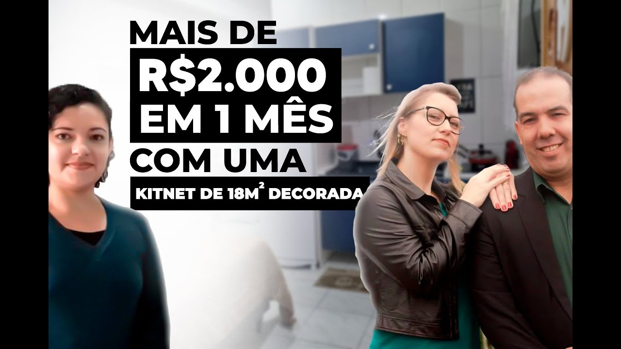 Kitnet 18 m². Mais de 2000 reais por mês