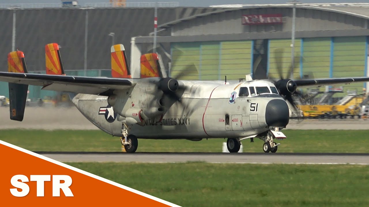 U.S. Navy Grumman C-2A Greyhound at Stuttgart Airport