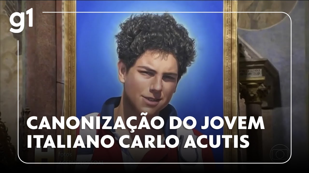 Jornal Hoje: canonização de Carlo Acutis será neste domingo (07), no Vaticano