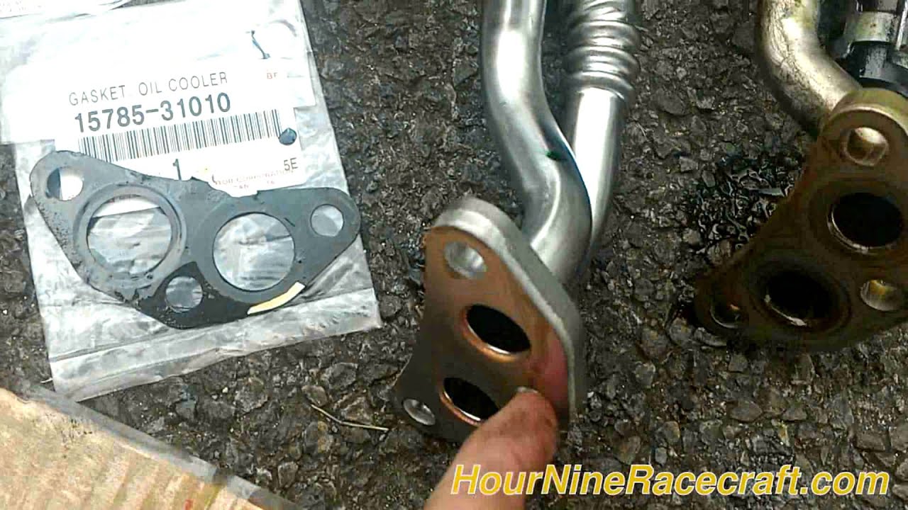 2007 and newer Sienna Oil Cooler Pipe Upgrade (oil leak deterrent/repair)
