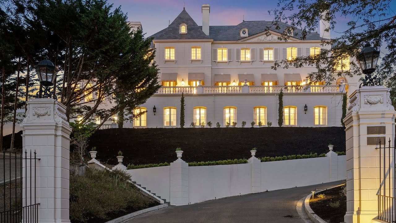 $12,100,000! Elegant French Chateau in Piedmont, CA features glamorous and exquisite craftsmanship