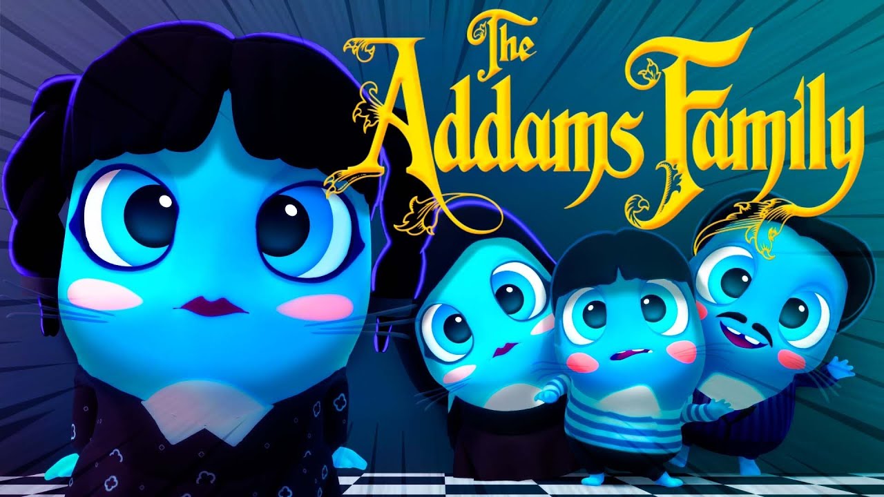 🎃 Addams Family I HALLOWEEN 🦇 Wednesday Addams dancing 👻 Cute cover by The Moonies Official