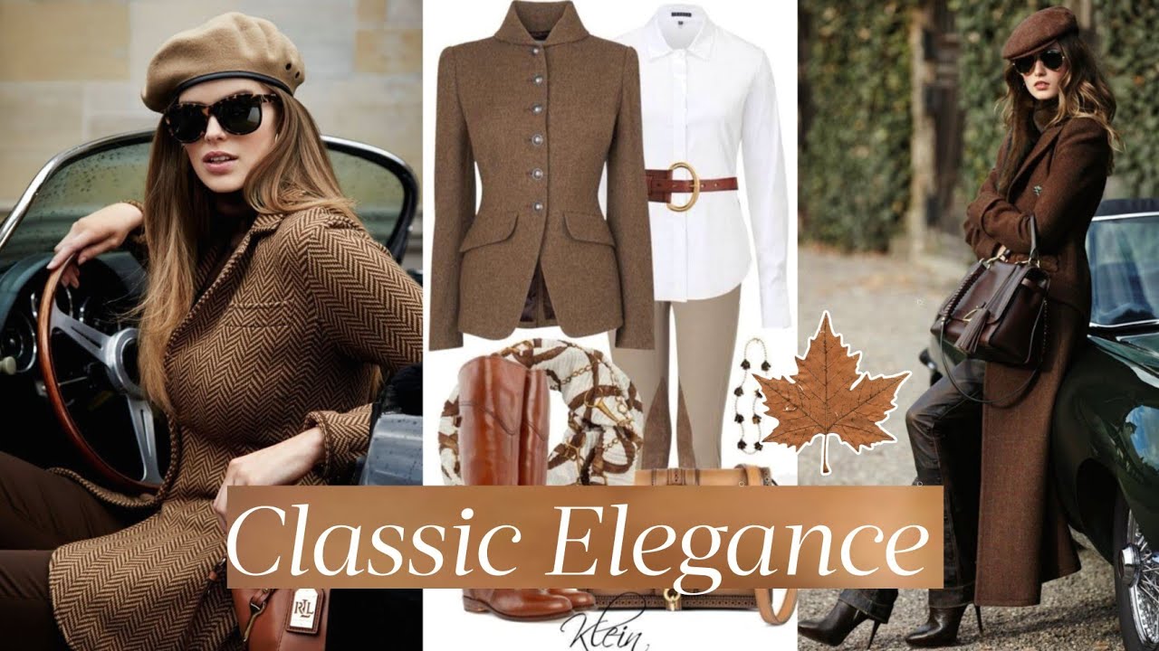 CÓMO VESTIR CON DISTINCIÓN EN OTOÑO INVIERNO/ OUTFITS CLÁSICOS /MODA MUJER /OLD MONEY STYLE