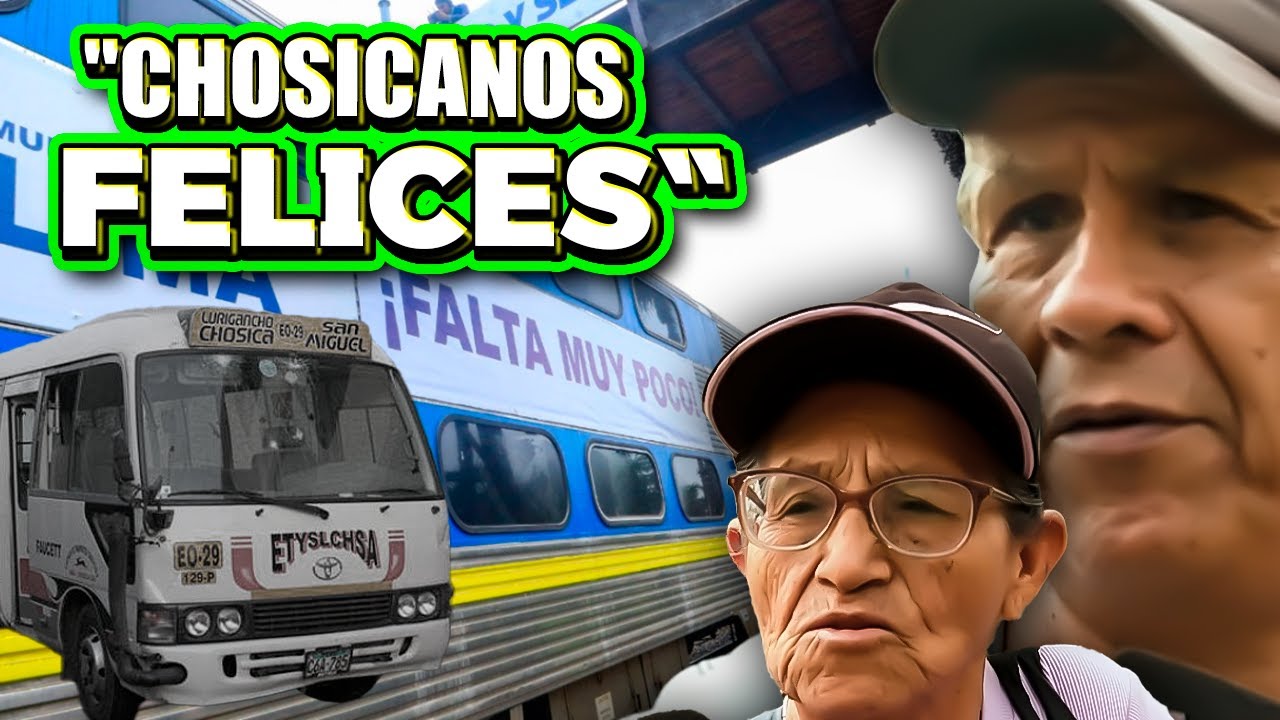 ¡ÉXITO TOTAL! LLEGARON LOS TRENES A CHOSICA Y ASÍ REACCIONARON LOS VECINOS CON ALEGRÍA Y EXPECTATIVA