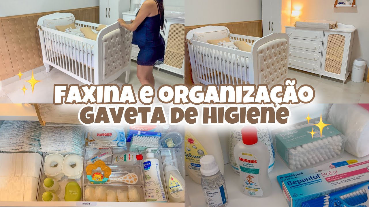 FIZ FAXINA NO QUARTO DO MATTEO | ORGANIZEI A GAVETA DE HIGIENE ✨
