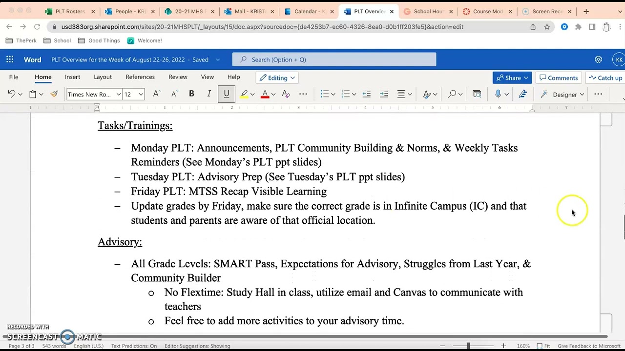 PLT Overview for the Week of August 22 26 2022
