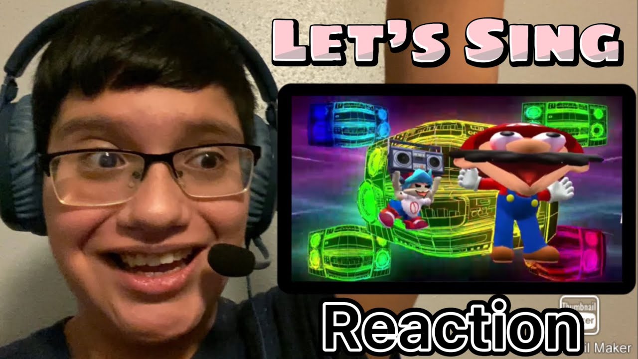 (LET&rsquo;S SING) Vinny Tube Reaction: SMG4: If Mario Was In.... Friday Night Funkin
