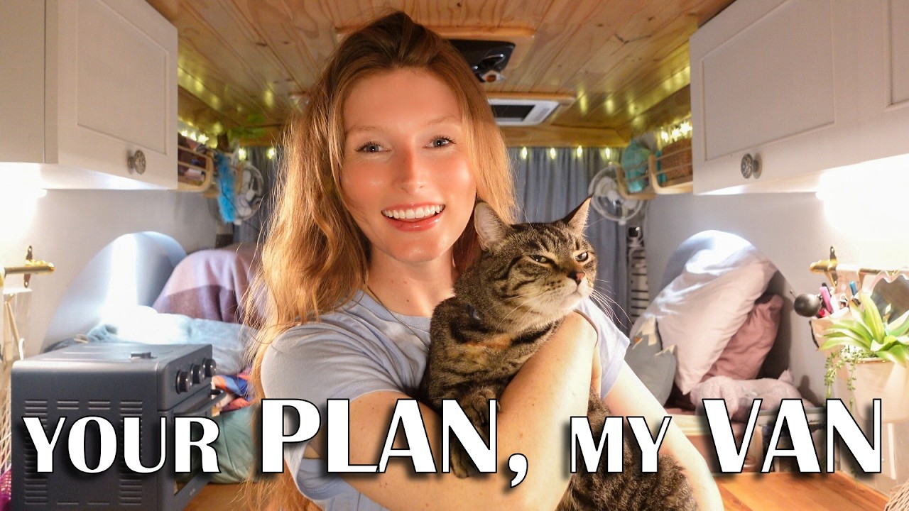 Letting You Decide My Day | VANLIFE Vlog with my CAT
