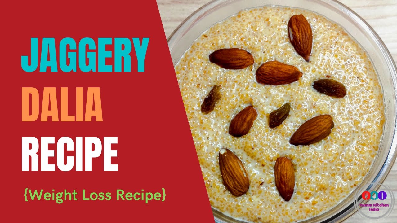 Jaggery Dalia Recipe For Weight Loss 🥣 #Dalia #short #youtubeshort #weightlossrecipe