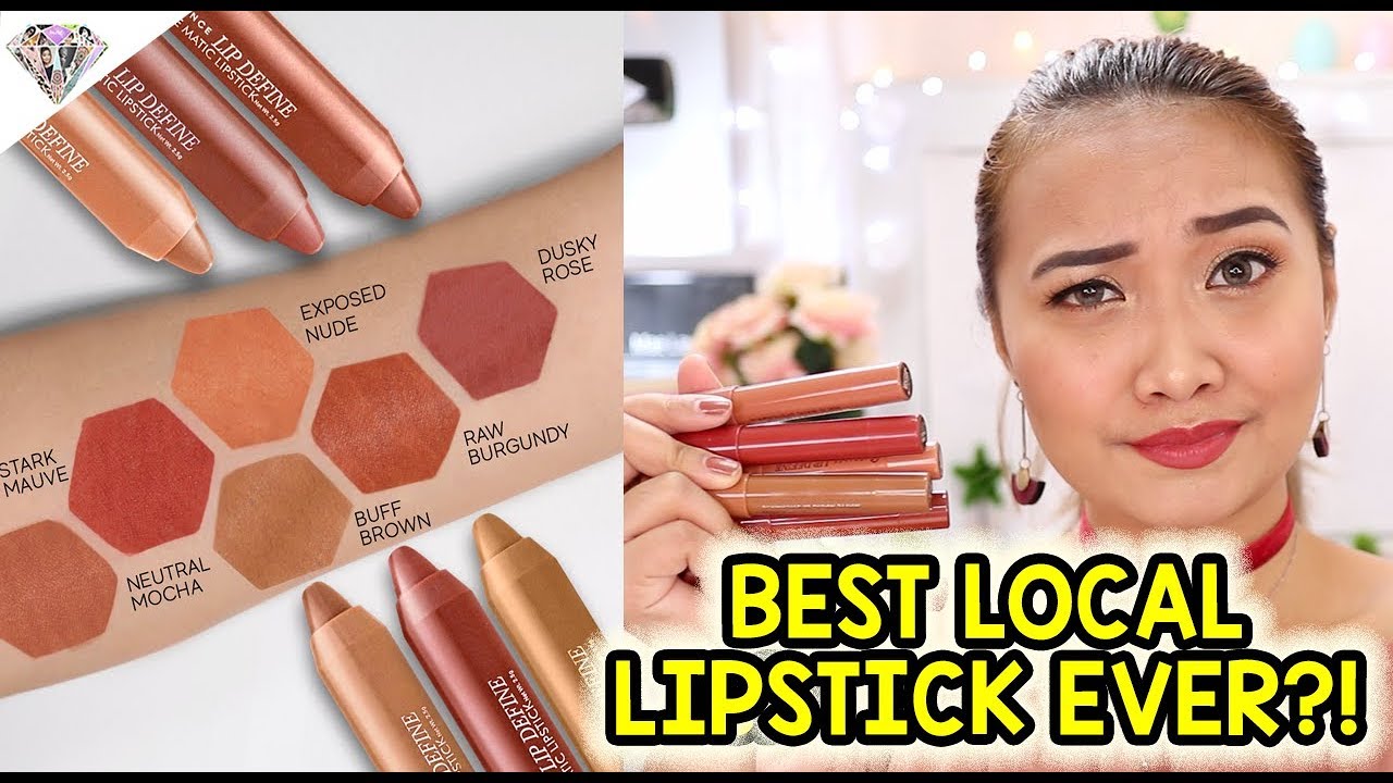 GRABE TONG LIPSTICK NA TO! MLBB NA LOCAL BRAND?! EB ADVANCE MATTE MATIC LIPSTICK REVIEW & SWATCHES