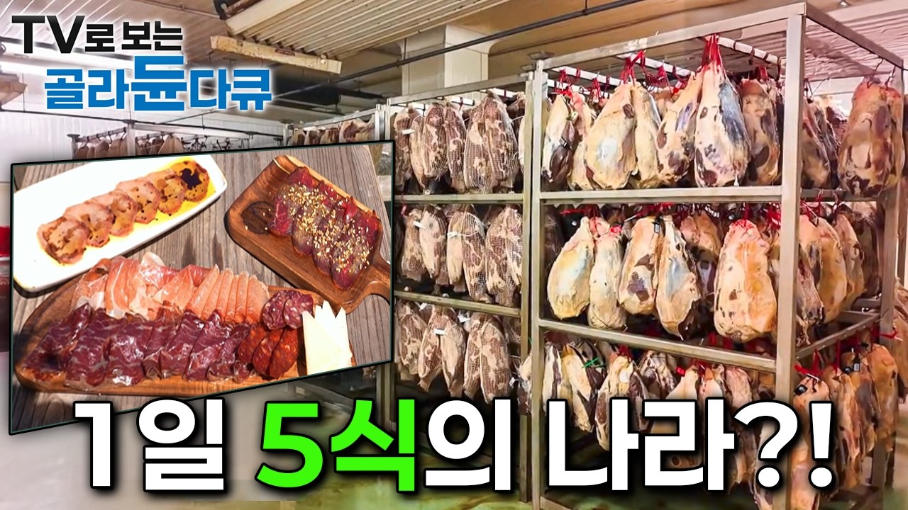 1일 5식의 나라? 스페인 미식 문화 큐레이터이가 안내하는 행복한 미식 여행!ㅣ1일 5식의 나라 스페인 미식 로드ㅣ세계테마기행ㅣTV로 보는 #골라듄다큐