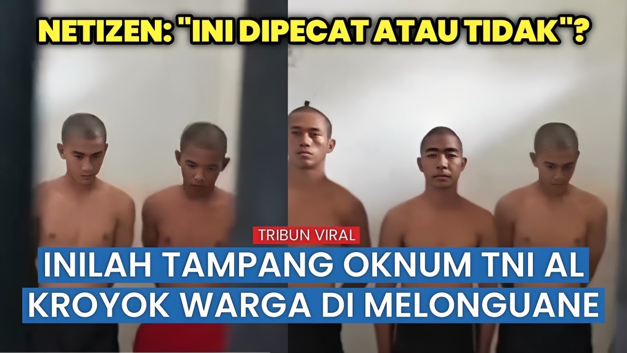 Inilah Tampang Lima Oknum TNI AL yang usai Aniaya Warga