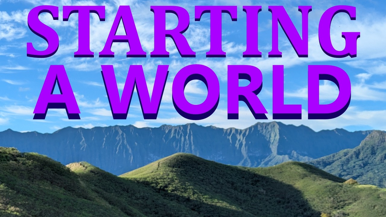 How do I start a worldbuilding project?