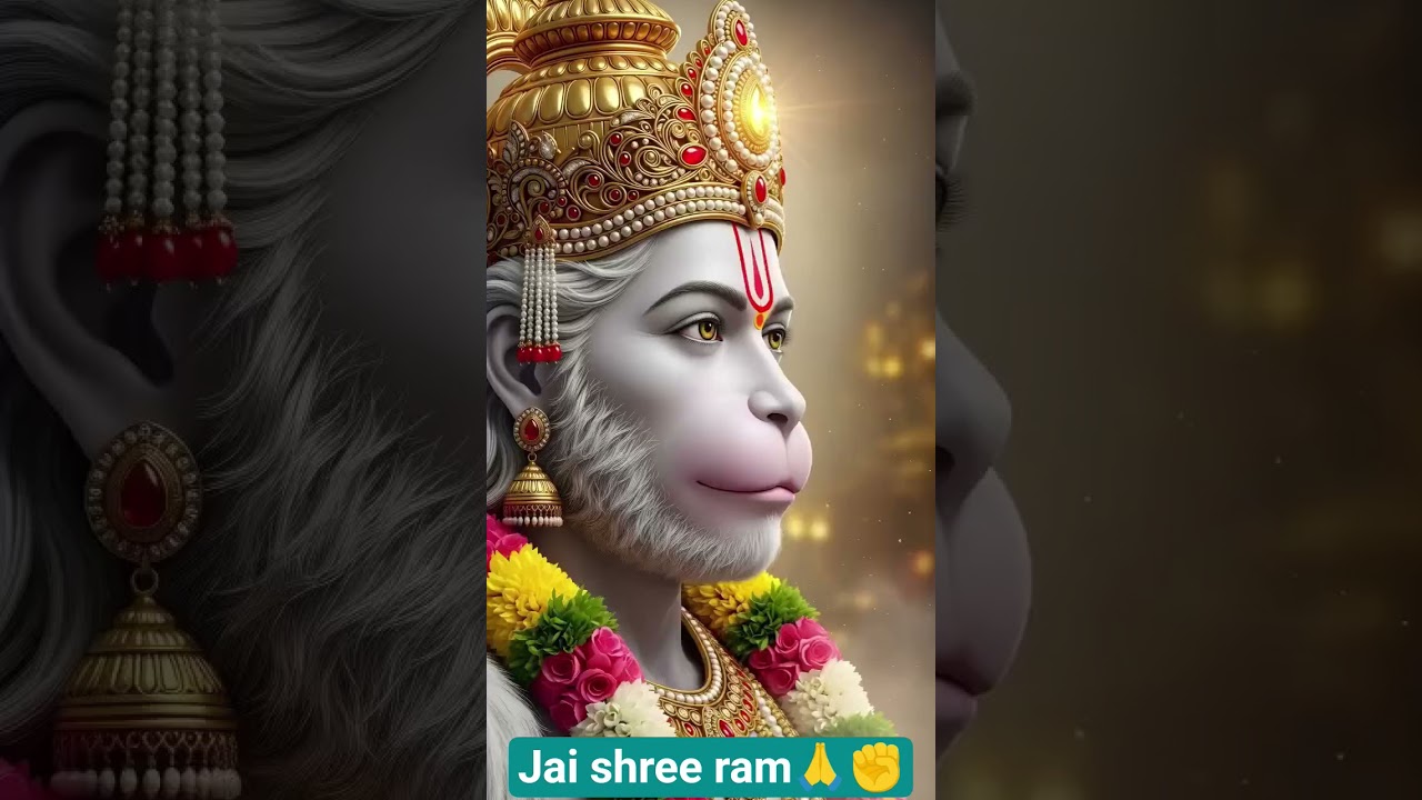 om namo hanumate | powerful mantra🙏        #Hanuman #Bajrangbali #PawanPutra #HanumanJi #LordHanuman