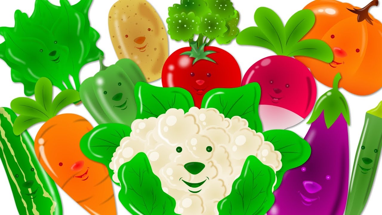 Ten Little Vegetables Jumping On the Bed | Learn Vegetables | Vegetables Song | Baby Songs
