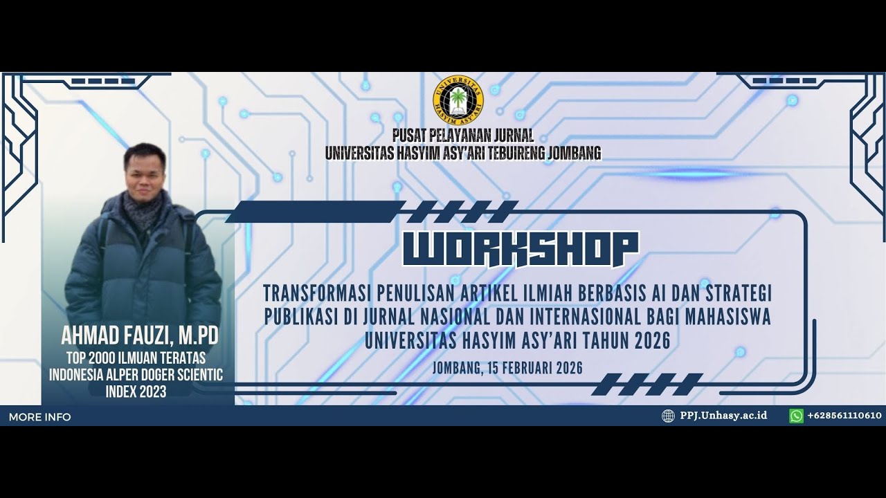 WORKSHOP TRANSFORMASI PENULISAN ARTIKEL ILMIAH BERBASIS AI