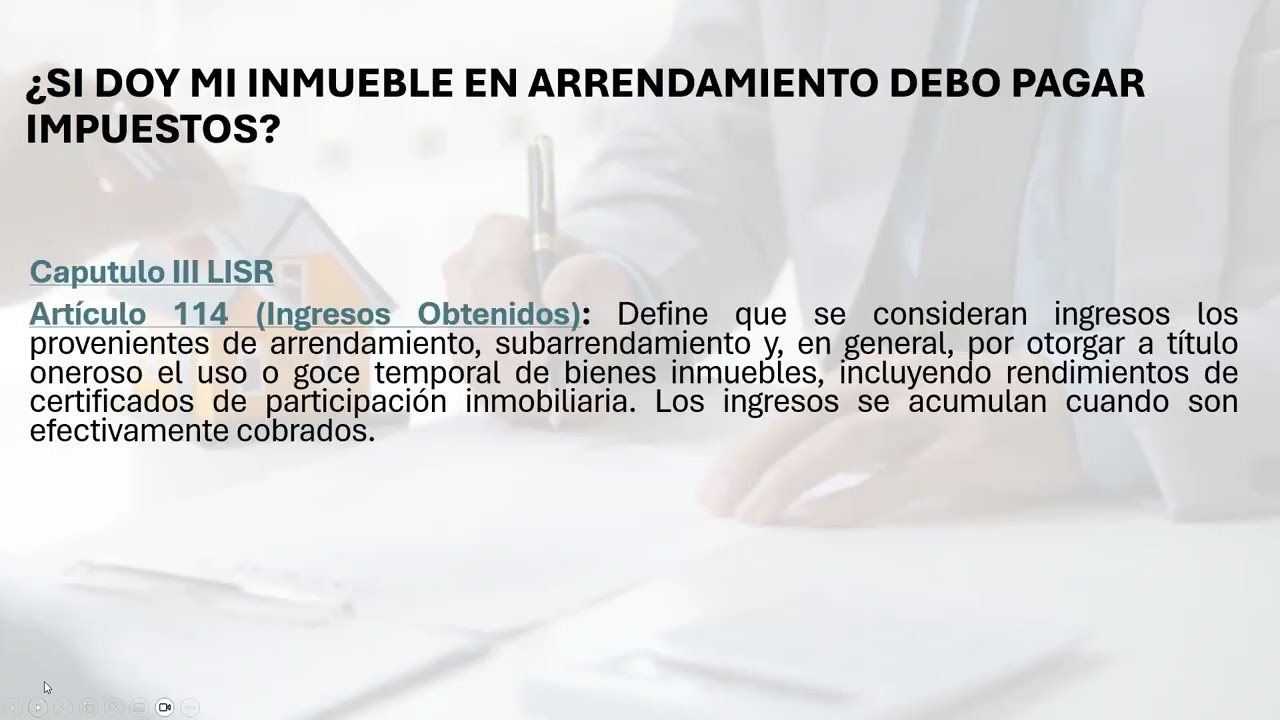 IMPUESTOS PARA ARRENDADORES