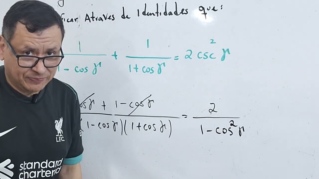 Trigonometria: verificacion de identidades trigonometricas | parte 4