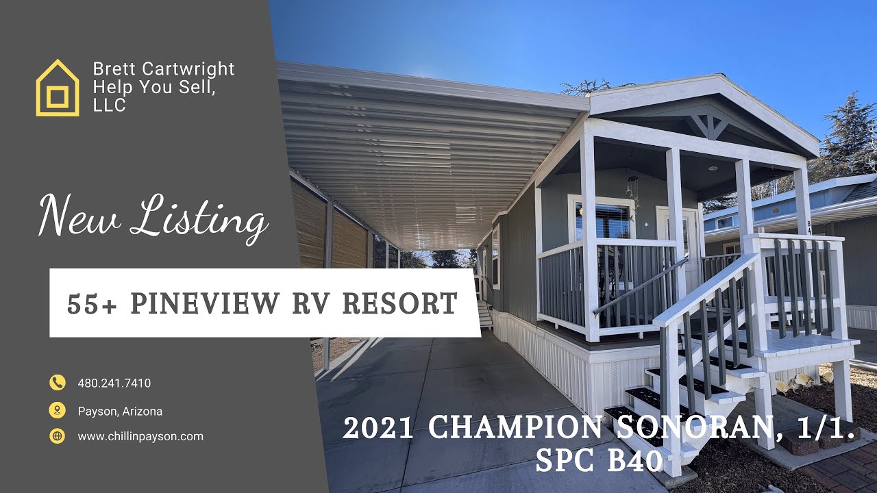 $82,000 - 2021 Champion Sonoran, 1/1, Spc B40, 55+ Pineview RV Resort