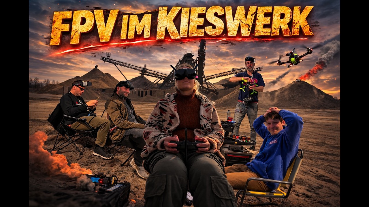 FPV im Kieswerk