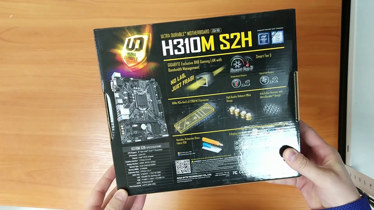 Материнская плата GIGABYTE H310M S2H