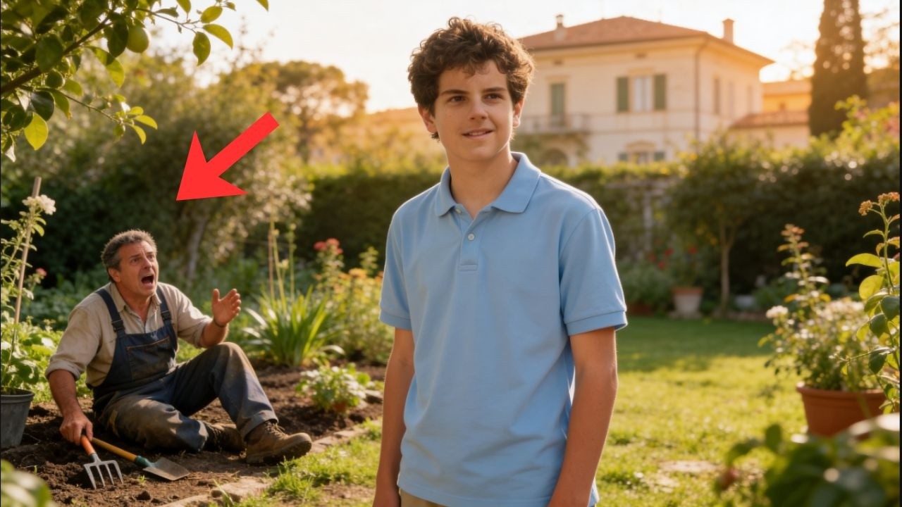 Carlo disse al giardiniere: 