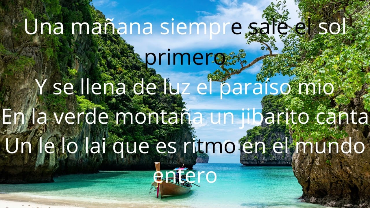 Orquesta broadway - Isla del encanto - Letra