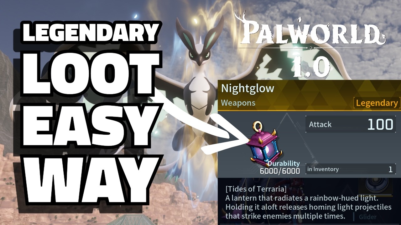 Palworld 1.0: How To Get ANY Legendary Schematic EASY