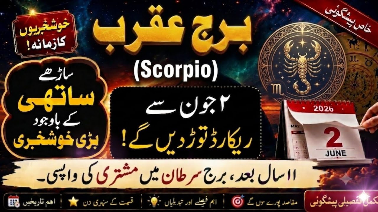 Scorpio Horoscope 2026 | Jupiter Brings Massive Success After 12 Years | Big Changes From June 2