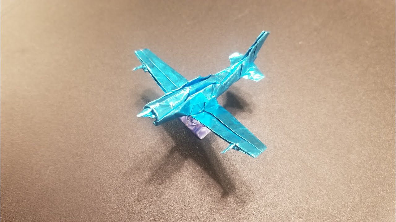 Origami World War II Fighter Plane (airplane tutorial)