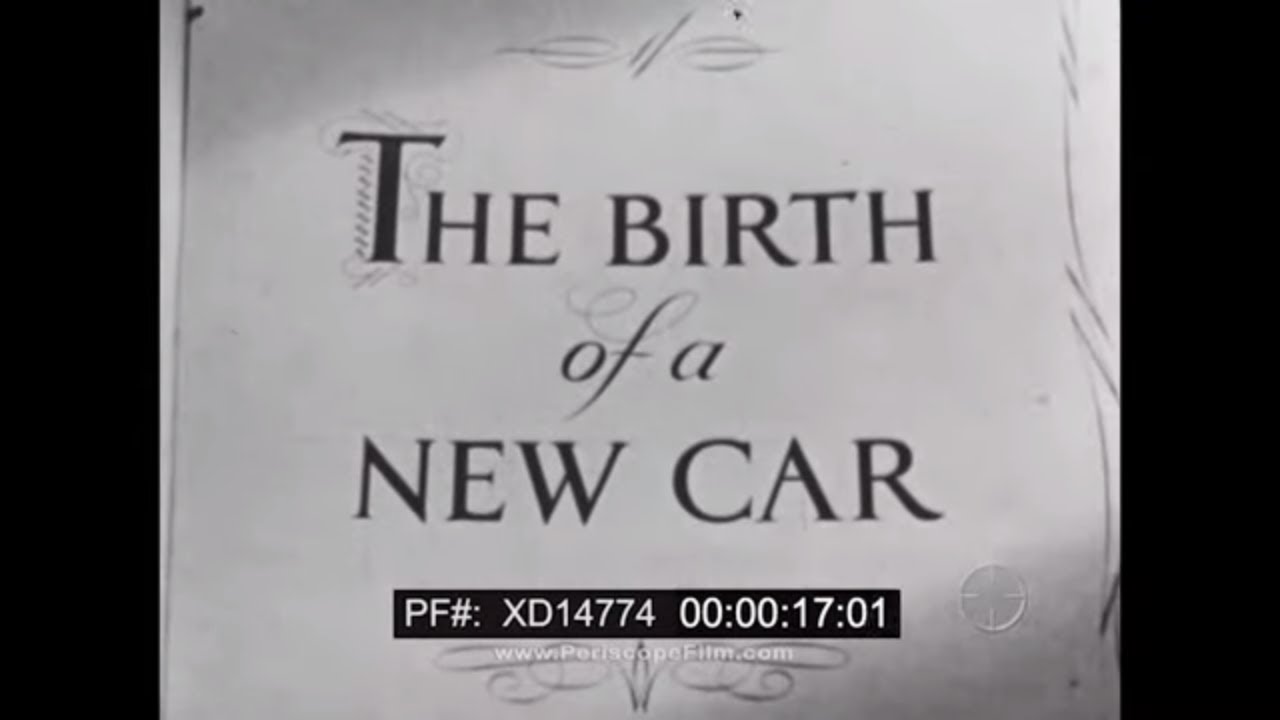 «РОЖДЕНИЕ НОВОГО АВТОМОБИЛЯ» 1939 PLYMOUTH DELUXE CHRYSLER CORP. АВТОМОБИЛЬНАЯ СБОРОЧНАЯ ЛИНИЯ XD...