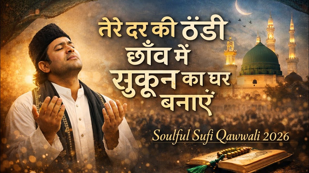 Tere Dar Ki Thandi Chhaon Mein Sukoon Ka Ghar Banayein | Soulful Sufi Qawwali 2026 | 